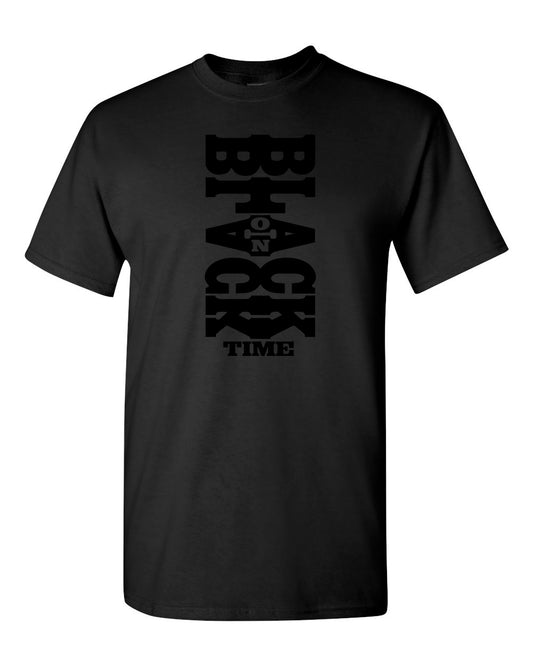 Black on Black Time T-Shirt